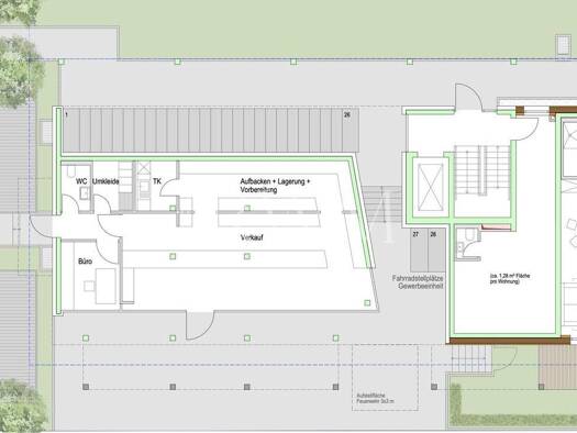 Verkaufsfläche zur Miete 1.450 € 100 m² Verkaufsfläche Scharnhausen 73760