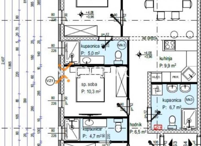 Wohnung zum Kauf 1.084.000 € 4 Zimmer 136 m² 1. Geschoss Sukosan