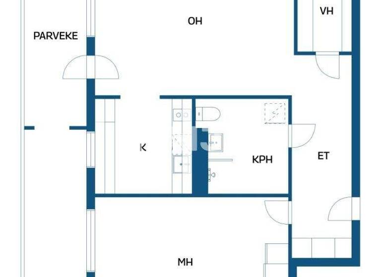 Studio zum Kauf 157.000 € 2 Zimmer 49,5 m² 3. Geschoss Hiekkaharjuntie 15 Vantaa 01350