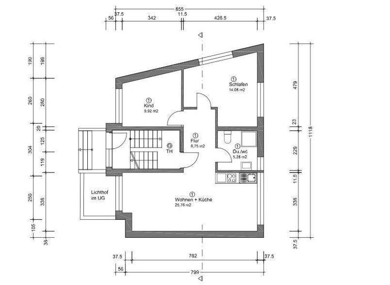 Wohnung zur Miete auf Zeit 1.690 € 3 Zimmer 64 m² frei ab 01.09.2026 Möhringen Stuttgart-Möhringen 70567