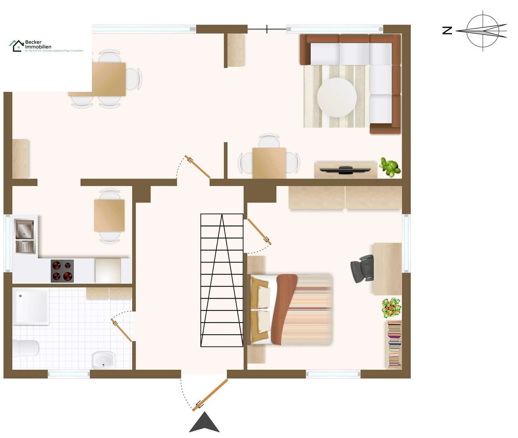 Einfamilienhaus zum Kauf 235.000 € 5,5 Zimmer 118 m²<br/>Wohnfläche 650 m²<br/>Grundstück Sande Sande 26452