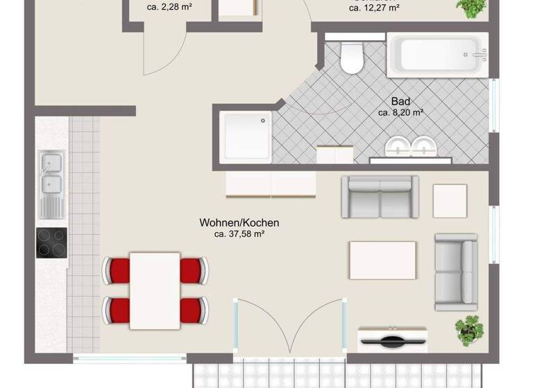 Wohnung zum Kauf provisionsfrei 219.000 € 2 Zimmer 67 m² Nammering Fürstenstein 94538
