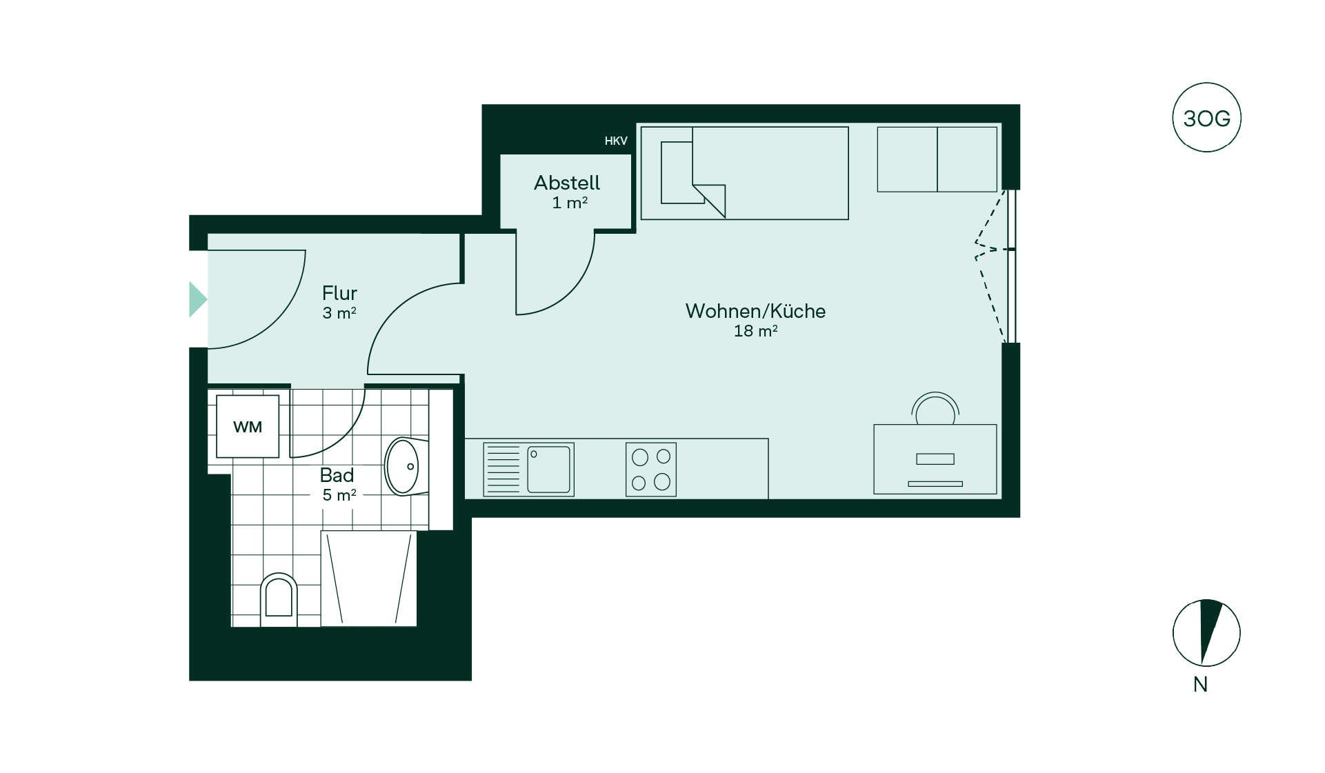 Wohnung zum Kauf provisionsfrei 149.900 € 1 Zimmer 27,3 m²<br/>Wohnfläche 3.<br/>Geschoss 01.12.2025<br/>Verfügbarkeit Finkenschlag 16 Wildau 15745