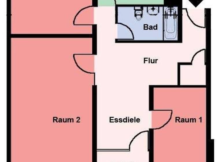 Wohnung zur Miete 708 € 3 Zimmer 87,5 m² 3. Geschoss Spannstraße 8 Scharnhorst Dortmund 44328