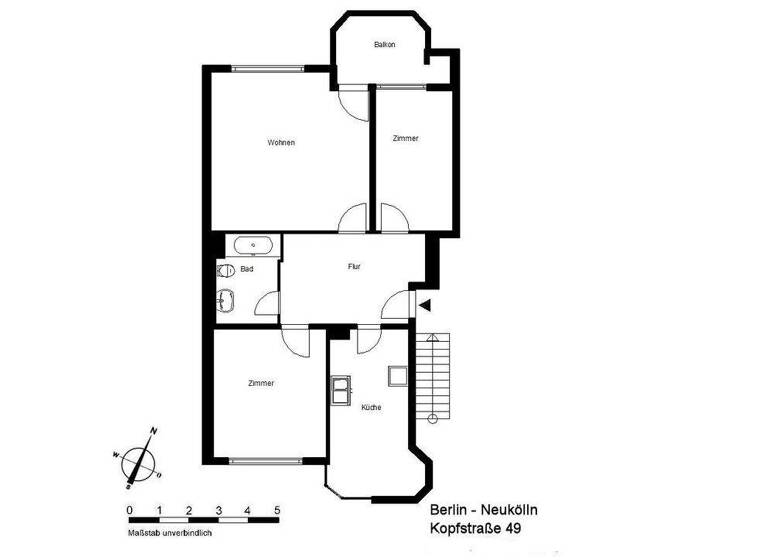 WG-Zimmer zur Miete 720 € 13 m² Kopfstraße 49 Neukölln Berlin 12053