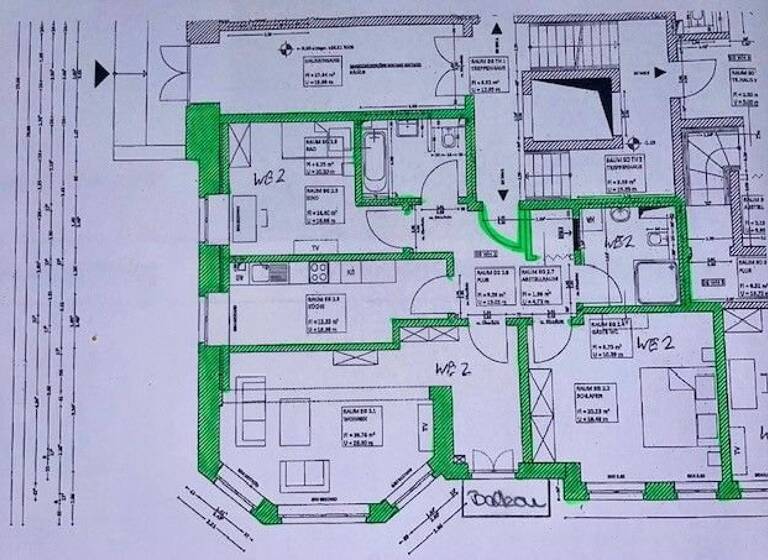 Wohnung zur Miete 1.088 € 3 Zimmer 99 m²<br/>Wohnfläche EG<br/>Geschoss 01.07.2025<br/>Verfügbarkeit Budenbergstr.7 Buckau Magdeburg 39104