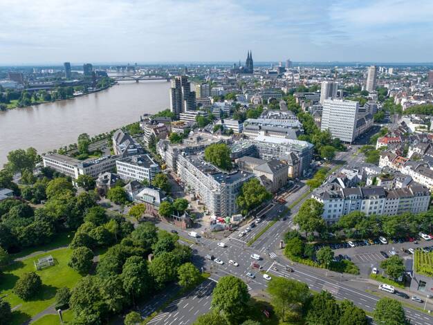 Wohnung zum Kauf - Erstbezug 469.900 € 2 Zimmer 56,4 m² EG Neustadt-Nord Köln 50668