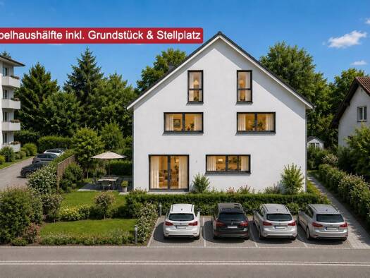 Doppelhaushälfte zum Kauf - Erstbezug provisionsfrei 859.500 € 5 Zimmer 124 m² 208 m² Grundstück Fürstenberg Konstanz 78467