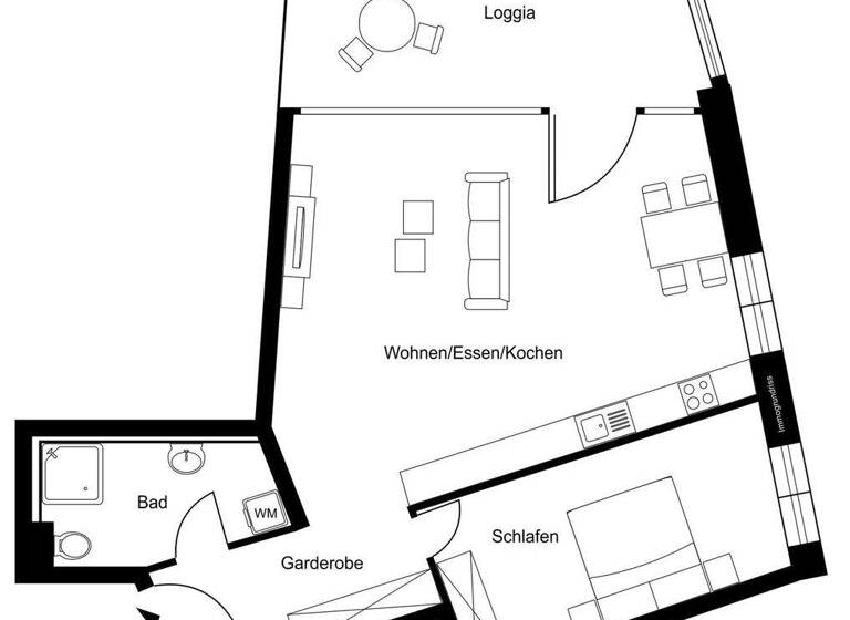 Wohnung zum Kauf 327.000 € 2 Zimmer 47 m² Hauptmann-Frick-Straße 8 Frastanz 6820