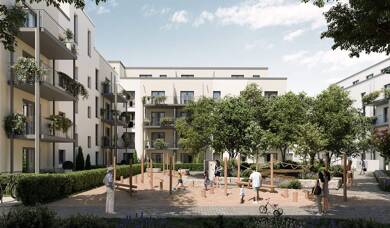 Wohnung zum Kauf - Neubau provisionsfrei 639.900 € 4 Zimmer 103,2 m² 2. Geschoss Lilli-Marx-Straße 32 Benrath Düsseldorf 40597
