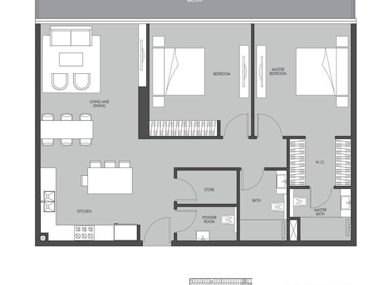 Wohnung zum Kauf provisionsfrei 443.680 € 3 Zimmer 120,3 m² Dubai 00000