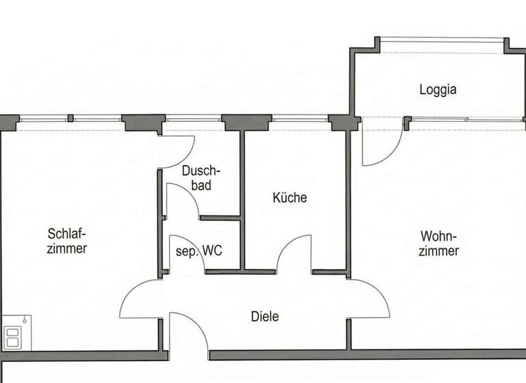 Wohnung zur Miete - Erstbezug 1.450 € 2 Zimmer 60 m² 2. Geschoss frei ab sofort Poststraße 51 Altstadt-Süd Köln 50676