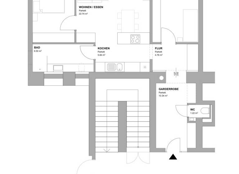 Wohnung zum Kauf 375.000 € 3 Zimmer 78,2 m² 2. Geschoss Waldegg Linz 4020