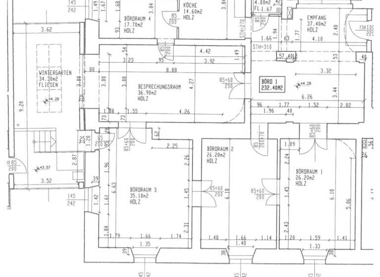 Büro zum Kauf 3.836 € 8 Zimmer 232 m² Bürofläche Sankt Leonhard Graz 8010