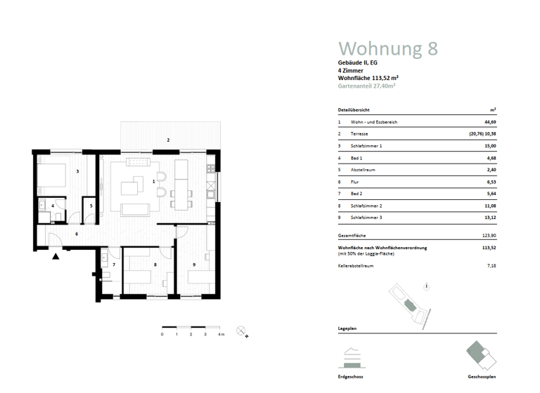 Wohnung zum Kauf - Erstbezug provisionsfrei 659.000 € 4 Zimmer 113,5 m² Sulzbach 65843