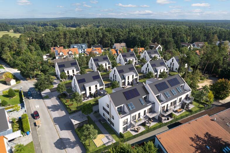 Wohnung zum Kauf - Neubau provisionsfrei 735.483 € 3 Zimmer 85,8 m² Dachgeschoss, 2. Geschoss Bischofsweiherstraße 34 Dechsendorf Erlangen 91056