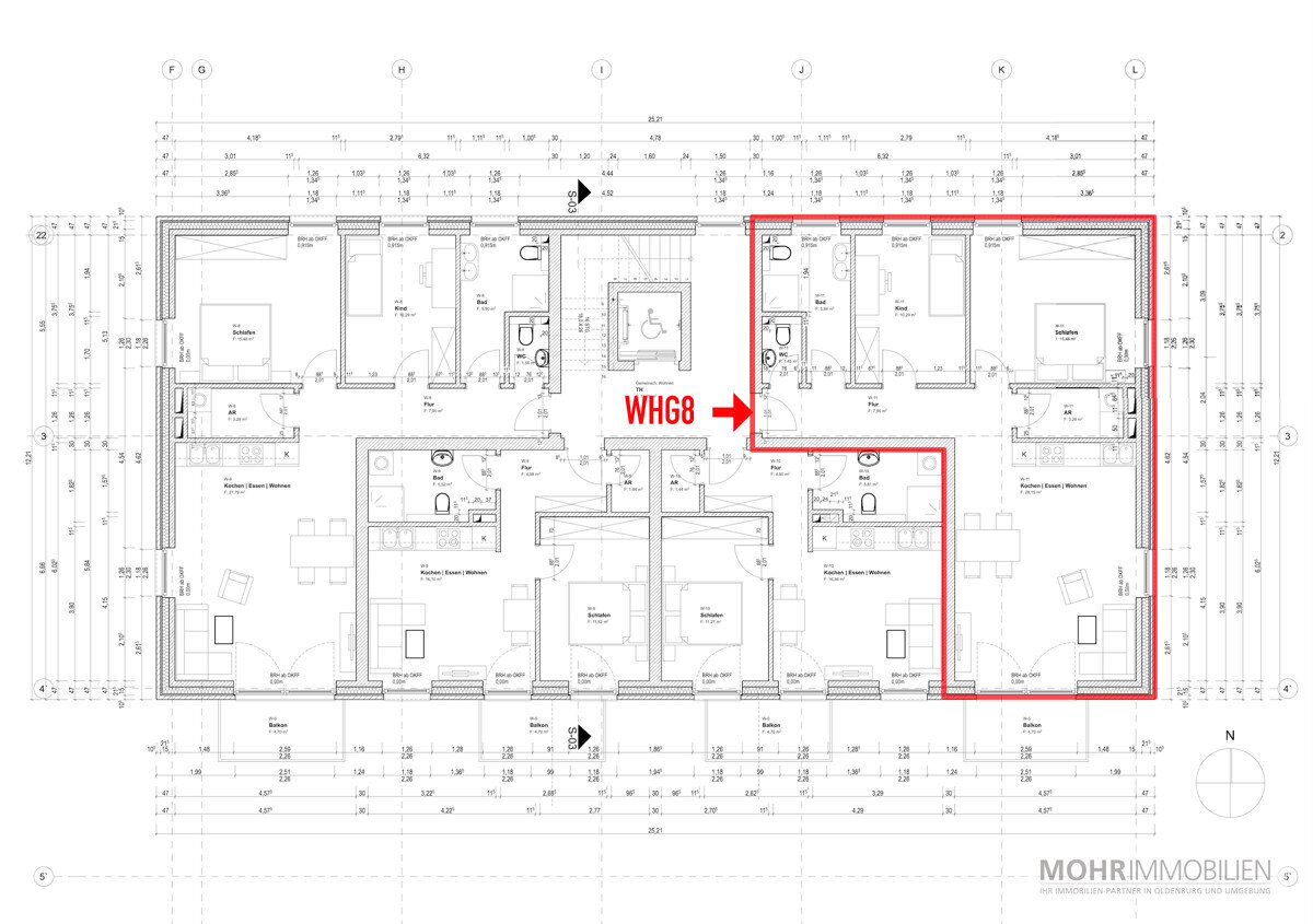 Wohnung zur Miete 975 € 3 Zimmer 75 m²<br/>Wohnfläche EG<br/>Geschoss 01.04.2025<br/>Verfügbarkeit Bahnhofsstraße 3 Hatterwüsting II Hatten 26209