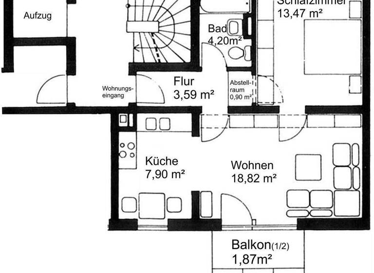 Wohnung zum Kauf 348.000 € 2 Zimmer 49,2 m² frei ab sofort Sendling München 81369
