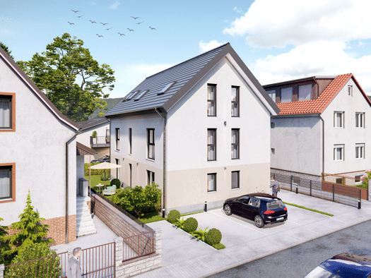 Wohnung zum Kauf - Erstbezug provisionsfrei 485.000 € 4 Zimmer 88,6 m² 1. Geschoss frei ab sofort Martin-Luther-Straße 3 Mörfelden Mörfelden-Walldorf 64546