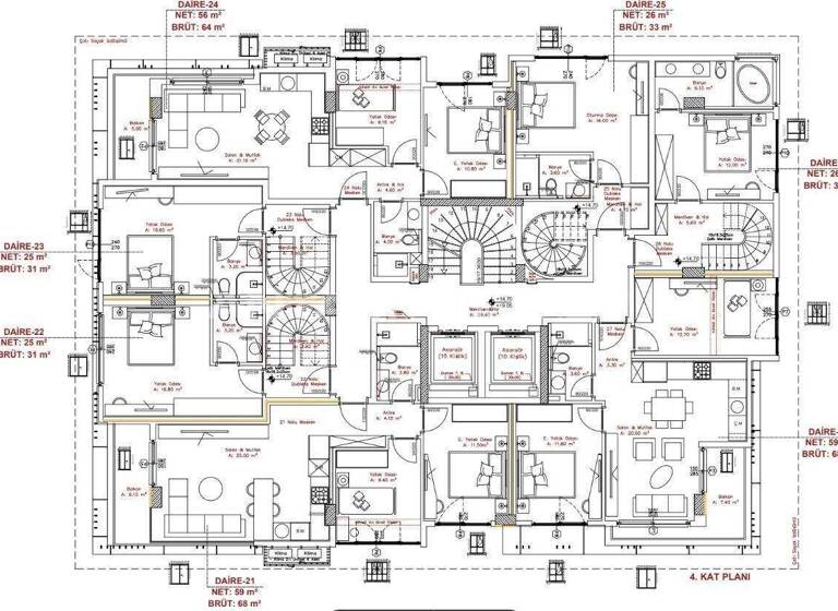 Studio zum Kauf 225.000 € 2 Zimmer 58 m² EG Antalya 07460