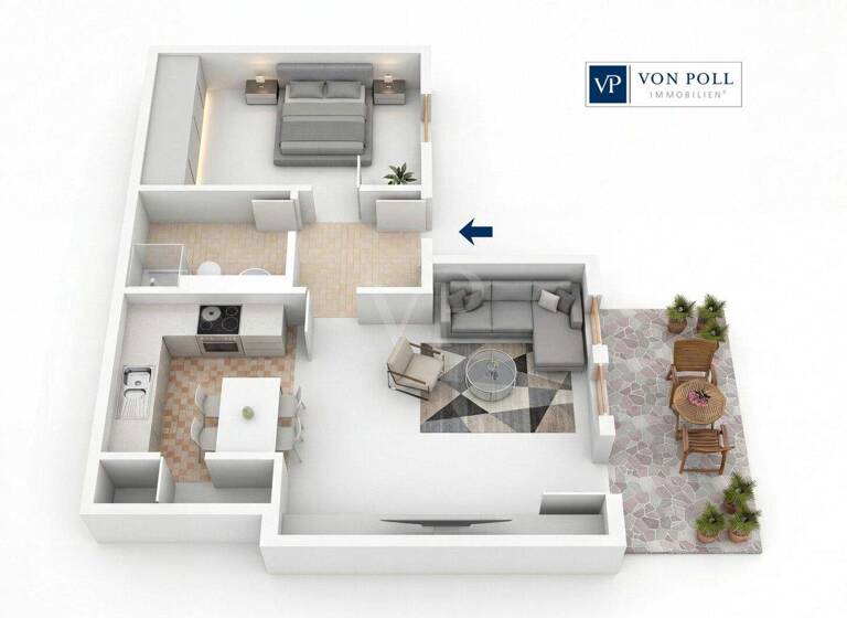 Wohnung zum Kauf 295.000 € 2 Zimmer 54 m² EG Wustrow 18347