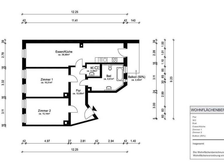 Wohnung zum Kauf provisionsfrei 332.000 € 3 Zimmer 87 m² 3. Geschoss Abnaundorfer Str. Schönefeld Leipzig 04347