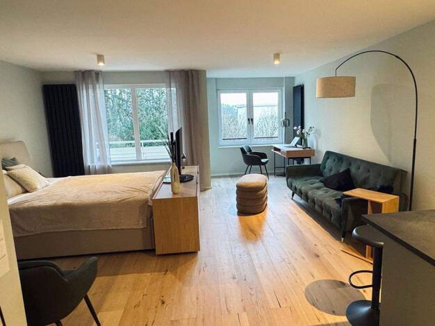 Wohnung zur Miete 1.200 € 1,5 Zimmer 48 m² 1. Geschoss Nord Stuttgart 70193