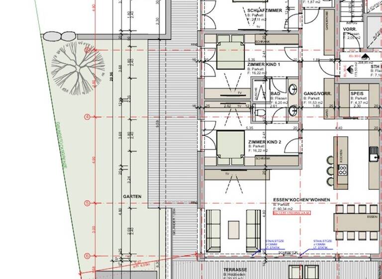 Terrassenwohnung zum Kauf - Erstbezug 3.400.000 € 4 Zimmer 209 m² 1. Geschoss Scheffau am Wilden Kaiser 6351