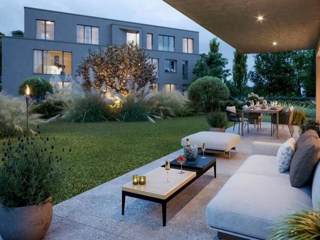 Terrassenwohnung zum Kauf - Neubau provisionsfrei 2.100.000 € 4 Zimmer 178,2 m² EG frei ab sofort Scharfenberger Straße 26e Konradshöhe Berlin 13505