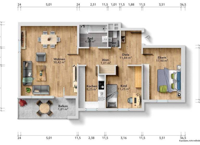 Wohnanlage zum Kauf als Kapitalanlage geeignet 310.000 € 3 Zimmer 90 m² Gladbach Bergisch Gladbach 51465