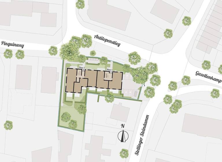 Neubauprojekt zum Kauf Antilopenstieg 4 Stellingen Hamburg 22527