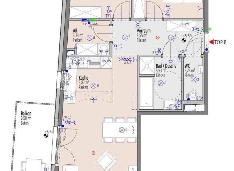 Wohnung zum Kauf - Erstbezug 349.800 € 3 Zimmer 76,5 m² 2. Geschoss Wiener Neustadt 2700