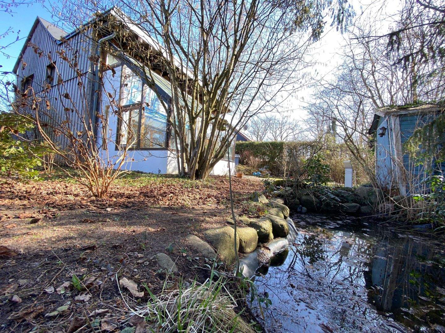 Immobilie in Wendelstein - Provisionsfreies Traumhaus 2 Wintergärten Holzdielen Loftschnitt direkt am Kanal - Bild 3