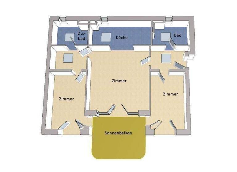 Wohnung zum Kauf 798.000 € 3 Zimmer 97 m² frei ab sofort Charlottenburg Berlin 10589