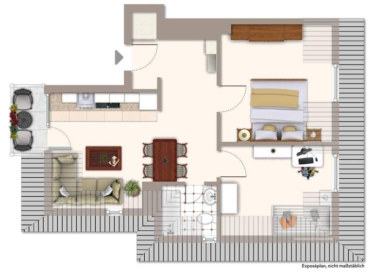 Wohnung zum Kauf 490.000 € 3 Zimmer 66 m² 3. Geschoss Sendling-Westpark München 81373