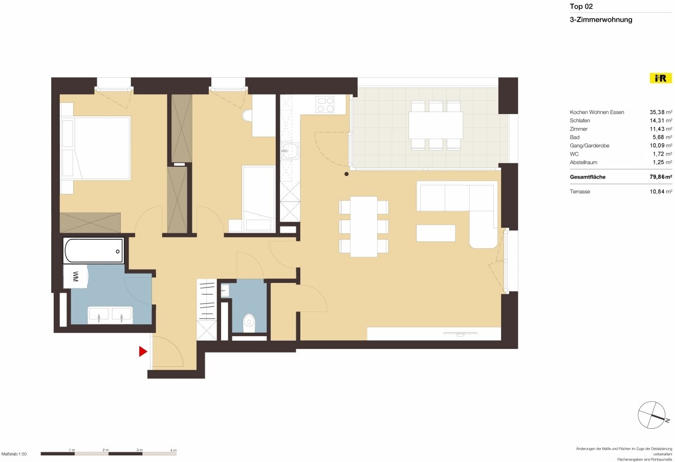 Terrassenwohnung zur Miete 1.550 € 3 Zimmer 80 m²<br/>Wohnfläche 1.<br/>Geschoss Bündtlittenstraße 1 Dornbirn 6850