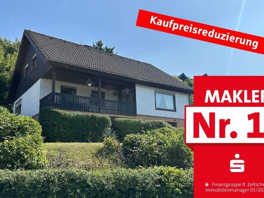 Einfamilienhaus zum Kauf 199.000 € 5 Zimmer 115,2 m² 879 m² Grundstück Niederlaasphe Bad Laasphe 57334