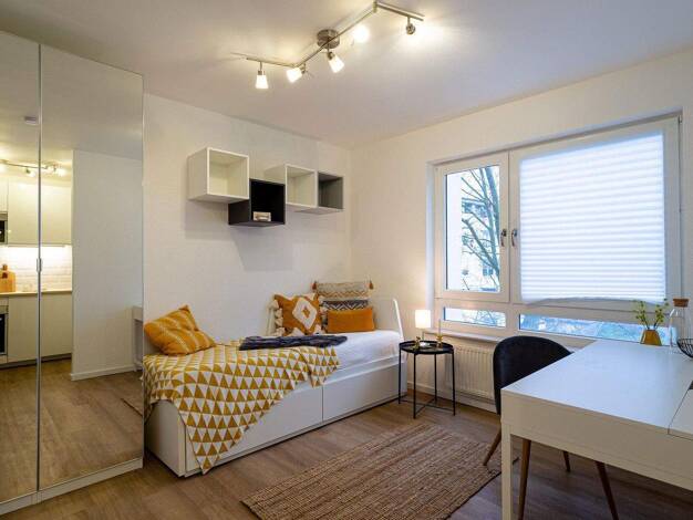 Wohnung zur Miete 595 € 1 Zimmer 17 m² 3. Geschoss Erlenweg 1 Haslach Freiburg 79115