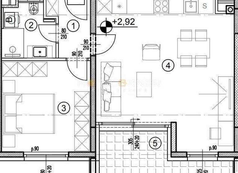 Wohnung zum Kauf 231.000 € 3 Zimmer 55 m² 1. Geschoss Sv. Polikarp / Sisplac, Pula Monte Zaro - Stoja