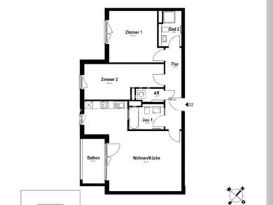 Wohnung zur Miete Tauschwohnung 1.200 € 3 Zimmer 84 m² 2. Geschoss Hamburg 22159