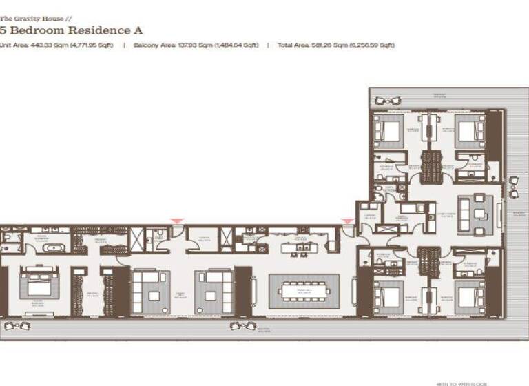 Wohnung zum Kauf - Erstbezug provisionsfrei 8.003.199 € 6 Zimmer 581,3 m² Dubai