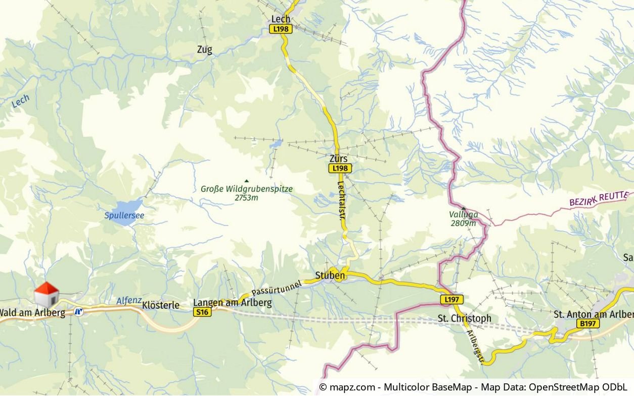 Wohnung zum Kauf 435.000 € 4 Zimmer 98 m²<br/>Wohnfläche 2.<br/>Geschoss Wald am Arlberg 6752