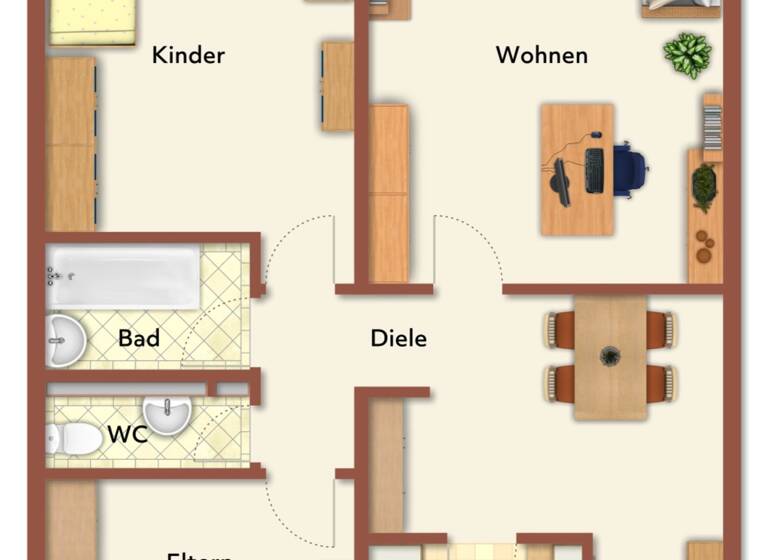 Wohnung zum Kauf 295.000 € 3 Zimmer 81,9 m²<br/>Wohnfläche 6.<br/>Geschoss Bruck Erlangen 91058