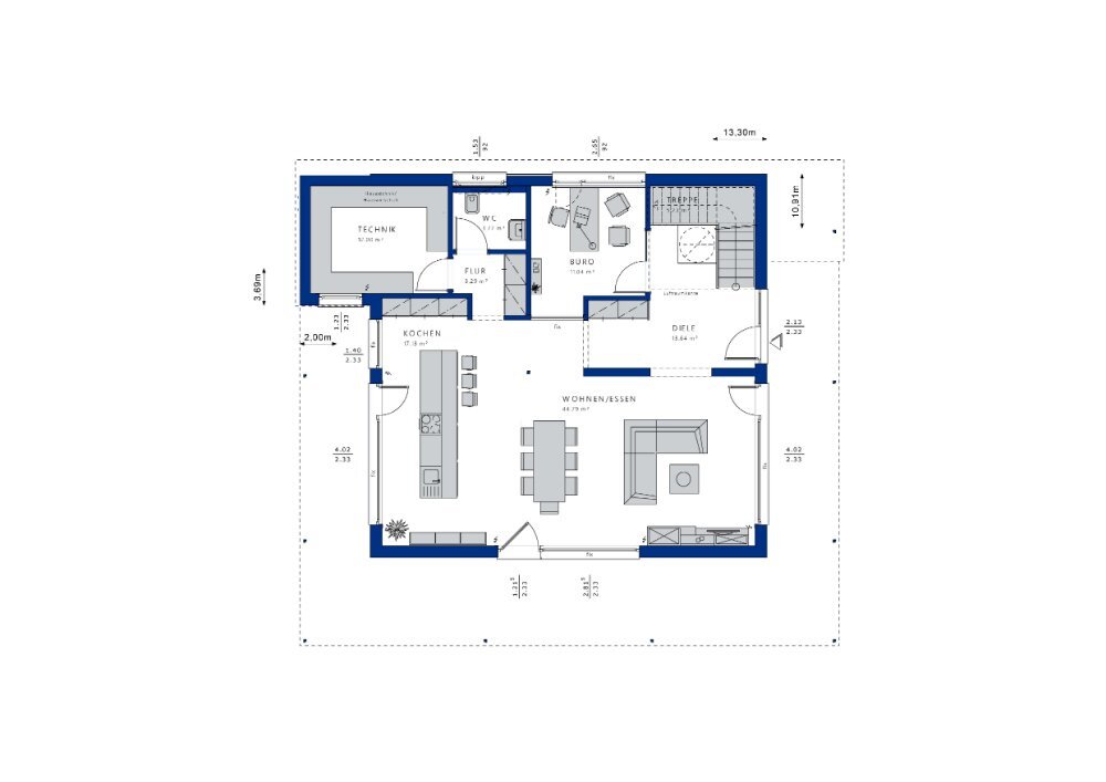 Einfamilienhaus zum Kauf 1.108.443 € 6 Zimmer 207 m²<br/>Wohnfläche 1.000 m²<br/>Grundstück Sulzbach Sulzbach am Main 63834