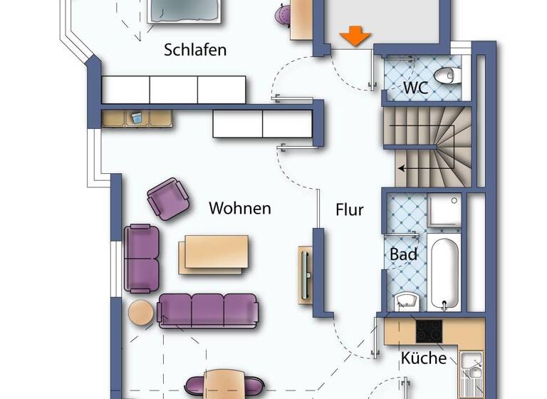Maisonette zum Kauf 189.000 € 3,5 Zimmer 91 m²<br/>Wohnfläche Gammertingen Gammertingen 72501