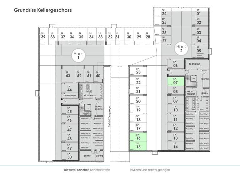 Tiefgaragenstellplatz zum Kauf 28.000 € Bahnhofstr. 34 Dietfurt 92345