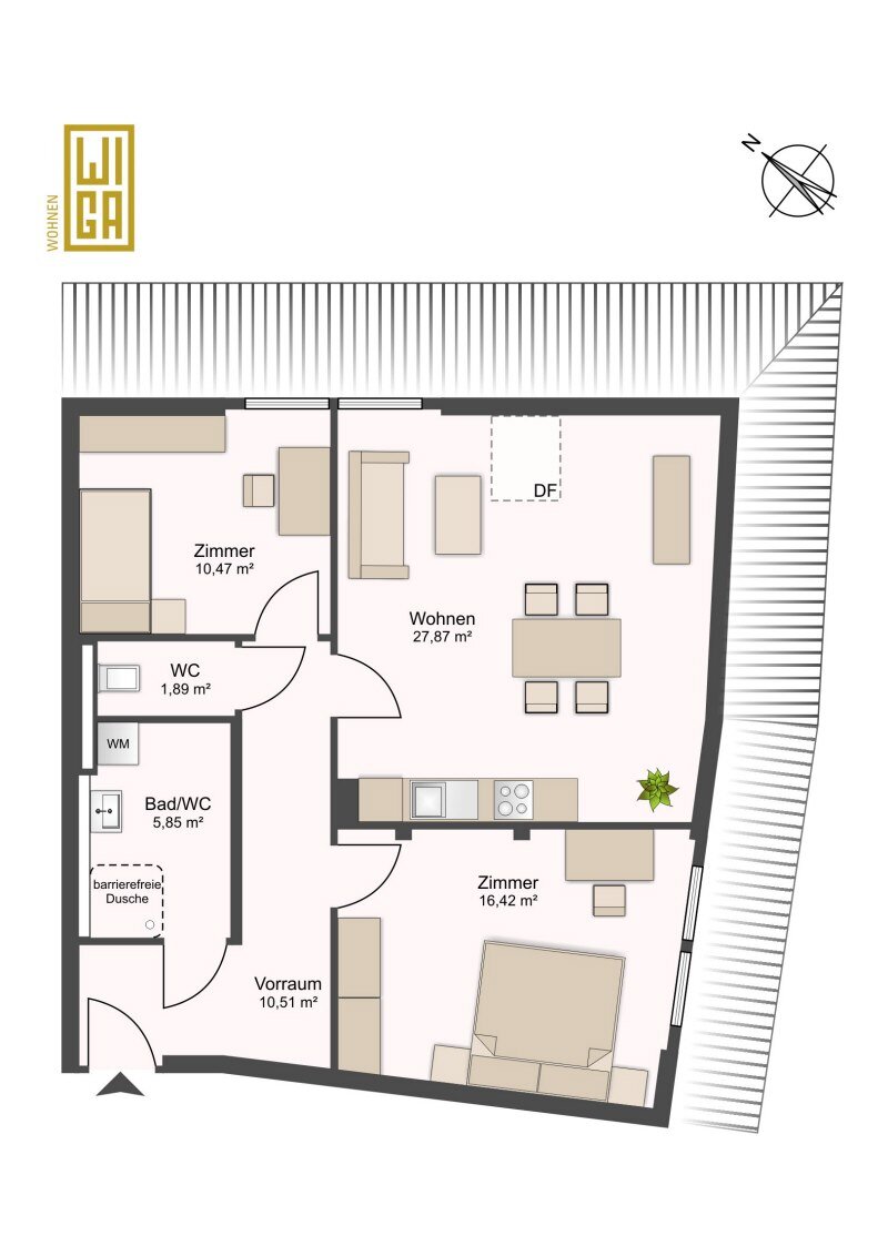 Wohnung zur Miete 424 € 3 Zimmer 73 m²<br/>Wohnfläche 01.03.2025<br/>Verfügbarkeit Grazer Straße 3 Gratkorn 8101