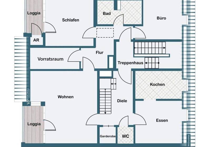 Maisonette zum Kauf 790.000 € 7 Zimmer 186,4 m² 3. Geschoss Innenstadt Augsburg 86152
