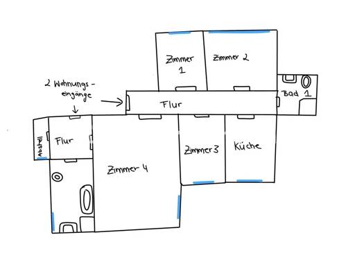 Wohnung zur Miete Tauschwohnung 1.500 € 4 Zimmer 100 m² 3. Geschoss Düsseltal Stadtbezirk 2 40237