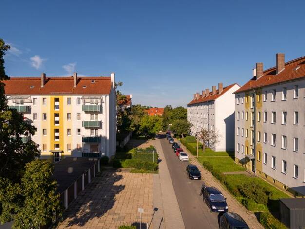 Wohnung zur Miete 469 € 3 Zimmer 58,7 m² 2. Geschoss Paul-Gerhardt-Straße 18 Merseburg Merseburg 06217
